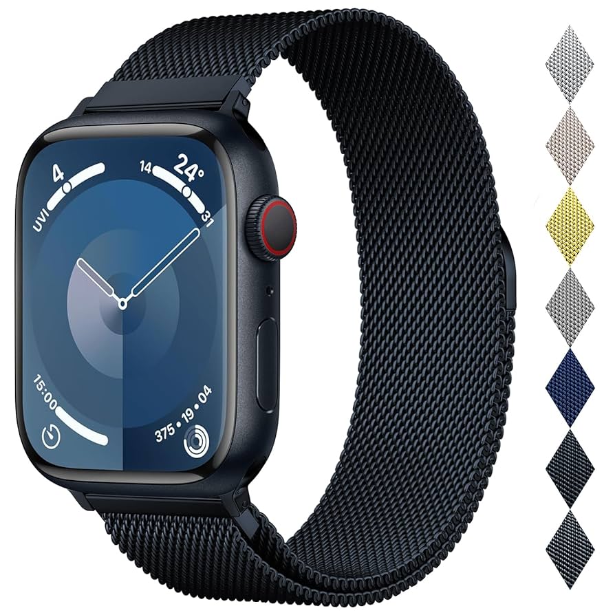 Apple watch 純正 バンド Milanese Loop 38mm Amazon.com: Stainless Steel Milanese Loop Compatible with